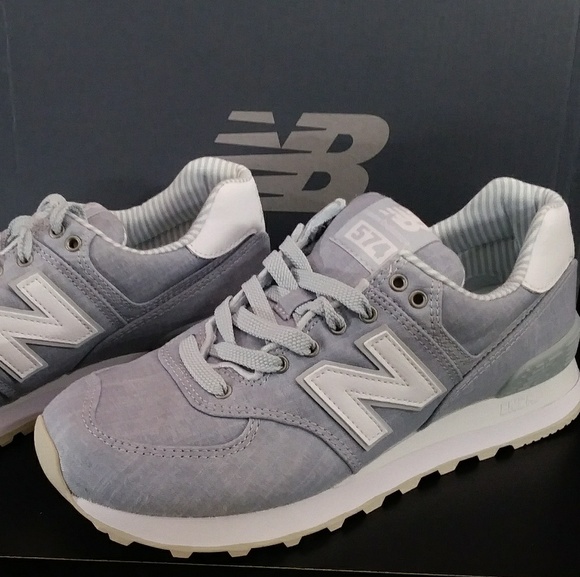 new balance 574 light porcelain blue